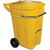 Eagle Manufacturing 95 Gallon Yellow e-CART Wheeled Spill Kit Cart 1697Y