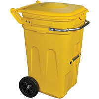 Eagle Manufacturing 65 Gallon Yellow e-CART Wheeled Spill Kit Cart 1696Y