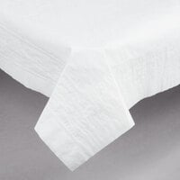 Hoffmaster 210086 82 inch x 82 inch White Cellutex Tissue / Poly Paper Table Cover - 25/Case