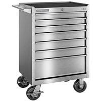 Champion Tool Storage FM Pro Series 20 inch x 27 inch Stainless Steel 7-Drawer Mobile Storage Cabinet FMPS2707RC
