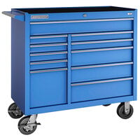 Champion Tool Storage FM Pro Series 20 inch x 41 inch Blue 11-Drawer Mobile Storage Cabinet FMP4111RC-BL