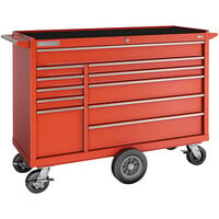 Champion Tool Storage FM Pro Series 20 inch x 54 inch Red 11-Drawer Mobile Storage Cabinet with Maintenance Cart FMP5411MC-RD