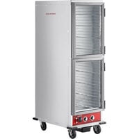 Avantco HPI-1836DC Full Size Insulated Heated Holding / Proofing Cabinet with Clear Dutch Doors - 120V