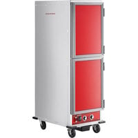 Avantco HPI-1836DS Full Size Insulated Heated Holding / Proofing Cabinet with Solid Dutch Doors - 120V