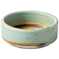 Bon Chef Tavola Lago 1.25 oz. Teal Porcelain Ramekin - 48/Case