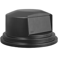 Rubbermaid 2044040 BRUTE Black Round Dome Top for FG265500 Containers 55 Gallon