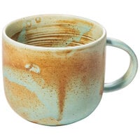 Bon Chef Tavola Lago 11 oz. Teal Porcelain Mug - 12/Case