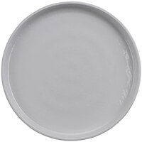 GET Roca Glazed 9" White Melamine Round Plate - 12/Case