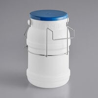 Choice 5 Gallon Polypropylene Ice Tote with Filling Hanger, Lid, and Mounting Bracket