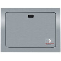 American Specialties, Inc. 10-9018 Stainless Steel Recessed Horizontal Baby Changing Station