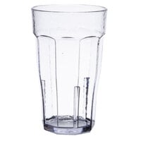 Cambro LT12152 Laguna 12 oz. Clear Customizable SAN Plastic Tumbler - 36/Case