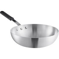 generic Stainless Steel Wok Nonstick Deep Frying Pan for Stir- Fry Grilling  Frying Steaming for Authentic Asian Chinese Food Silver VHNO113003G39ZXLIA