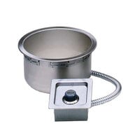 Wells 5P-SS10TDU 11 Qt. Round Drop-In Soup Well with Drain - Top Mount, Thermostatic Control, 208/240V