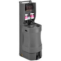 Cambro MHWS18PER100 Gray Customizable 18 Gallon Mobile Handwash Station