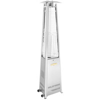 Crown Verity CV-2660-SS Stainless Steel Portable Propane Outdoor Tower Patio Heater - 42,000 BTU