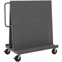 Durham Mfg 54 1/2 inch x 30 inch x 57 inch Double-Sided A-Frame Truck with Pegboards AF-3048-PB-95