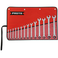 Proto® JSCRT-14S 14-Piece Combination Non-Reversible Ratcheting Wrench Set - 12 Point
