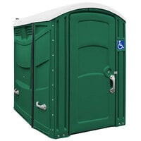 Satellite Freedom 2113A Forest Green ADA Compliant Portable Restroom - Assembled