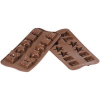 Clear CybrTrayd P031-3BUNDLE Celtic Cookie Chocolate Candy Molds 3 Pack 