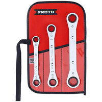Proto® J1190B 3-Piece Ratcheting Box Wrench Set - 12 Point
