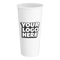 Customizable 22 oz. Single Wall Paper Hot Cup - 700/Case