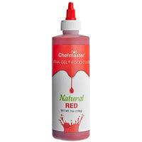 Chefmaster Natural Red Liqua-Gel Food Coloring 7 oz.
