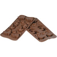 Silikomart Easter Brown Silicone 14 Compartment Chocolate Mold SCG05