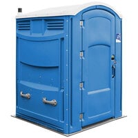 Satellite Liberty 2132A Royal Blue Wheelchair Accessible Portable Restroom - Assembled
