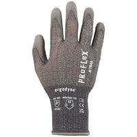 Ergodyne ProFlex 7044 HPPE Polyester / Spandex Cut Resistant Gloves with Polyurethane Palm Coating - Small