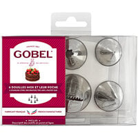 Gobel 7-Piece Stainless Steel Icing Tip with Cotton Piping Bag Set 889151