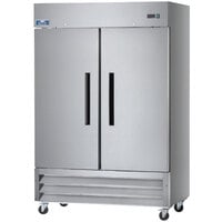 Arctic Air AR49 54 inch Two Section Solid Door Reach-in Refrigerator - 49 cu. ft.