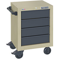 Proto® 27" Desert Tan 4-Drawer Single Bank Roller Cabinet with 1800 lb. Capacity JSTV2739RS04DT