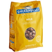 Ghirardelli Stanford Milk Chocolate Wafers 5 lb. - 2/Case