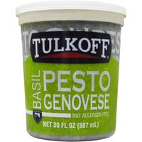 Tulkoff Basil Pesto Genovese Sauce 30 oz. - 6/Case