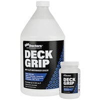 SlipDoctors Deck Grip S-CT-DECKGRP1G 1 Gallon Clear Indoor & Outdoor Non-Slip Sealer for Concrete