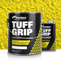 SlipDoctors Tuff Grip Extreme 1 Gallon Safety Yellow Aggressive Traction Non-Skid Floor Paint S-CT-TUFEXYEL1G