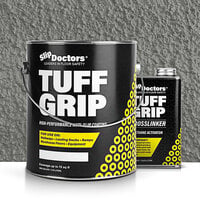 SlipDoctors Tuff Grip Extreme 1 Gallon Medium Grey Aggressive Traction Non-Skid Floor Paint S-CT-TUFEXMDGRY1G