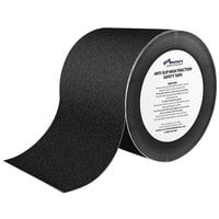 SlipDoctors 4" x 60' Black 60 Grit Anti-Slip Adhesive Safety Tape S-AD-STR4BL