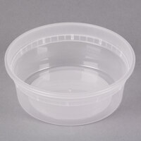 Pactiv/Newspring 8 oz. Translucent Round Deli Container - 48/Pack