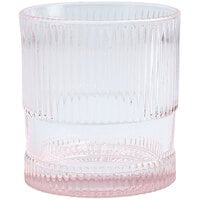 Fortessa NoHo 9.85 oz. Pink Rocks / Double Old Fashioned Glass - 4/Case