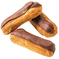 Rich's New York Style Chocolate-Iced Bavarian Cream-Filled Eclair 4-Count - 12/Case