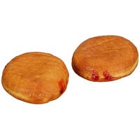 Rich's 3.25 oz. Ready-To-Finish Raspberry-Filled Yeast Donut - 96/Case