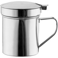 Choice 14 oz. Stainless Steel Oil Container with Strainer