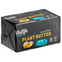 Violife Plant-Based Vegan Unsalted Butter Brick 1 lb. - 9/Case