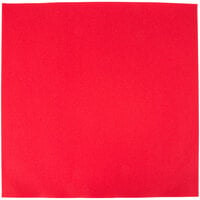 Hoffmaster FP1308 FashnPoint 15 1/2 inch x 15 1/2 inch Red Flat Pack Linen-Feel Napkin - 750/Case