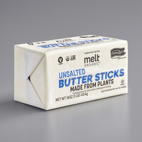 Melt Organic Plant-Based Vegan 1 lb. Unsalted Butter Stick - 9/Case