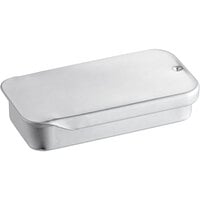 2" x 1" x 7/16" Silver Tin with Slide Top - 640/Case