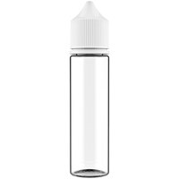 Chubby Gorilla 60 mL Clear Cannabis Concentrate Dropper with White Lid - 500/Case