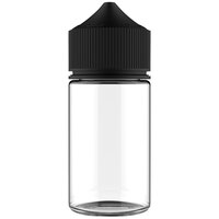Chubby Gorilla 60 mL Clear Mini Cannabis Concentrate Dropper with Black Lid - 500/Case