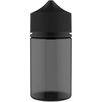 Chubby Gorilla 75 mL Black Translucent Stubby Cannabis Concentrate Dropper with Black Lid - 500/Case